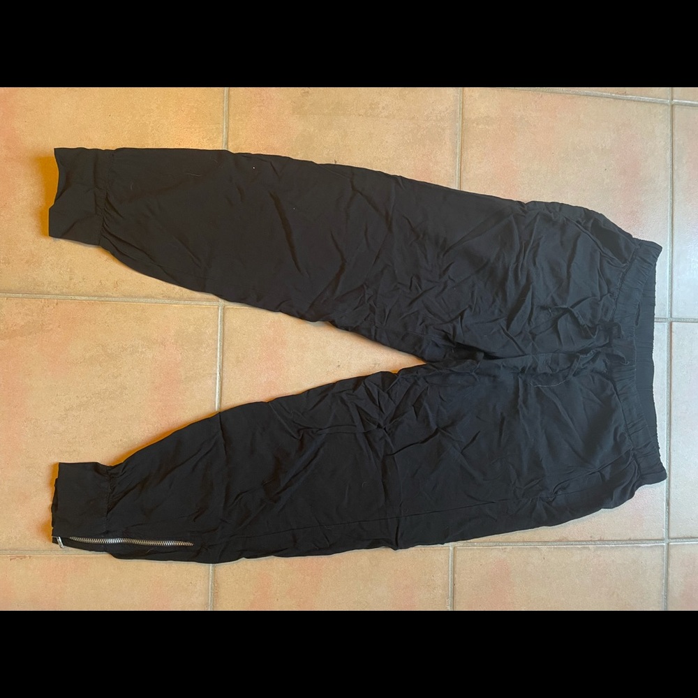 Splendid Rayon Zip Ankle Joggers